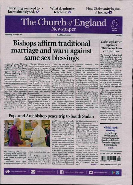 Church of England Newspaper Magazine