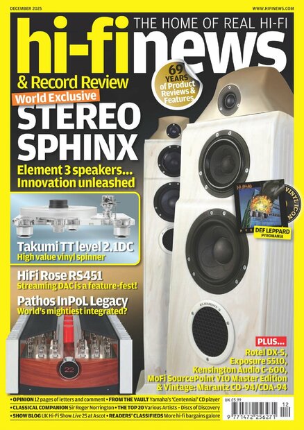 Hi-Fi News Magazine
