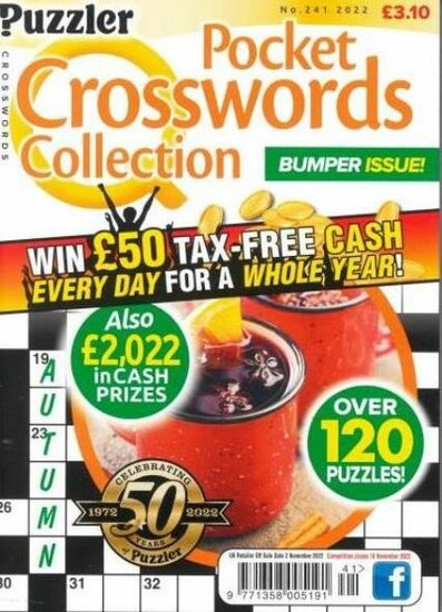 Puzzler Q Pocket Crosswords Collection Magazine