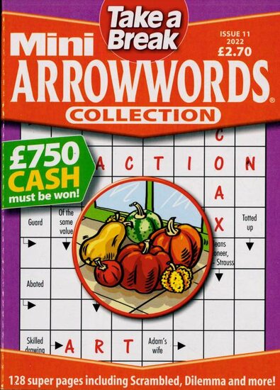 Take a Break Mini Arrowwords Collection Magazine