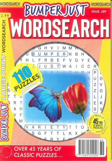 Bumper Just Word Search Magazine