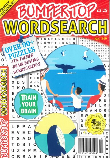 Bumper Top Wordsearch Magazine