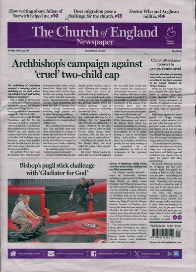 Church of England Newspaper Magazine