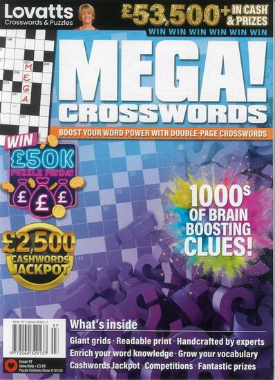 Lovatts Mega Crosswords Magazine