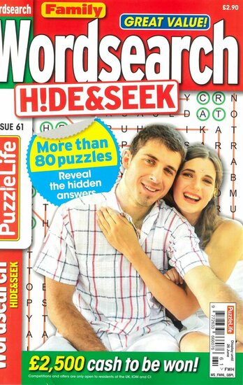 Puzzlelife Family Wordsearch Hide Seek Magazine