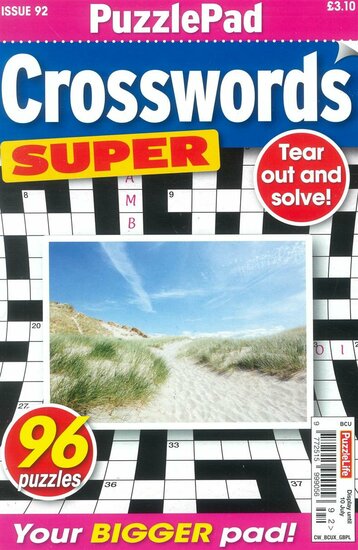 Puzzlelife Puzzlepad Crossword Magazine