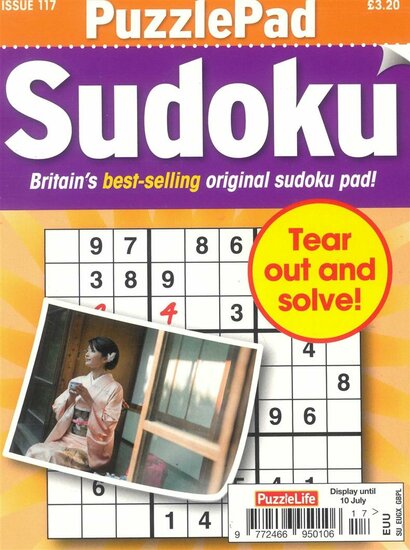 Puzzlelife Puzzlepad Sudoku Magazine