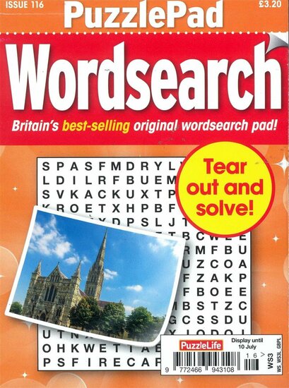 Puzzlelife Puzzlepad Wordsearch Magazine