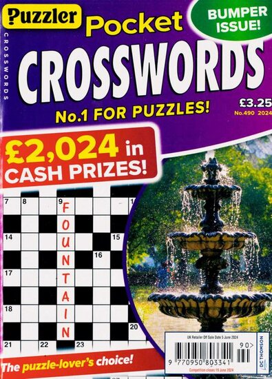 Puzzler Pocket Crosswords Magazine