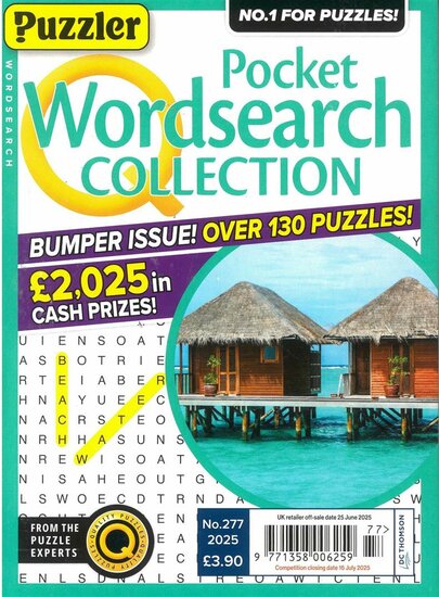 Puzzler Pocket Wordsearch Magazine