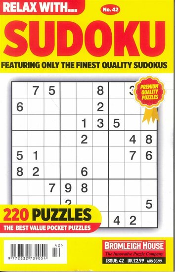 Relax With Sudoku Magazine