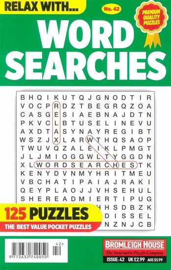 Relax With Wordsearches Magazine