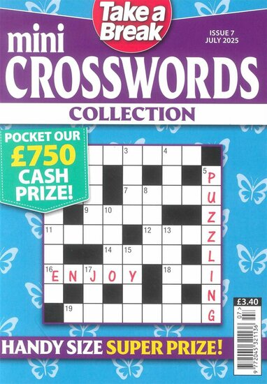 Take a Break Mini Crossword Collection Magazine