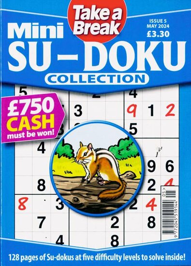 Take a Break Mini Sudoku Collection Magazine