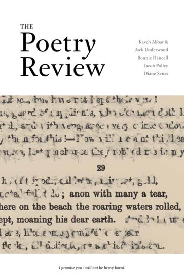 The Poetry Review Magazine