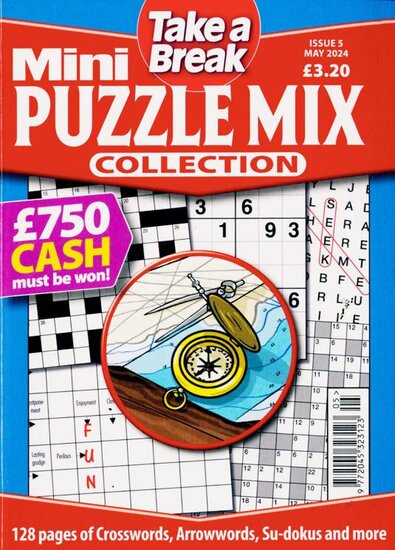 Take a Break Mini Puzzle Mix Collection Magazine
