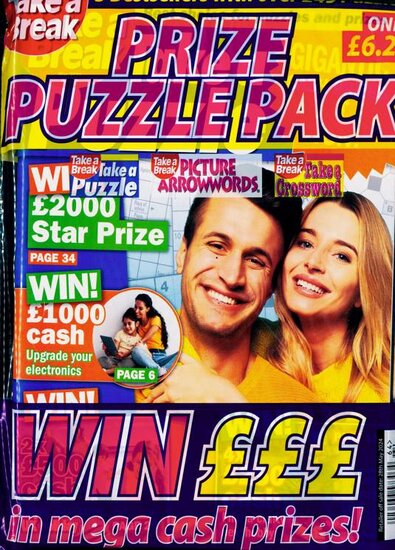 Take a Break Prize Puzzle Pack Magazine