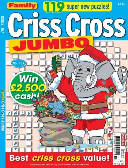 Family Criss Cross Jumbo Magazine