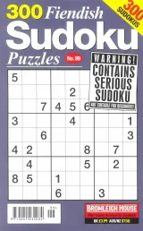 300 Fiendish Sudoku Puzzles Magazine 1