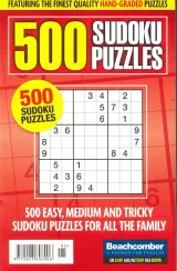 500 Sudoku Puzzles Magazine 1