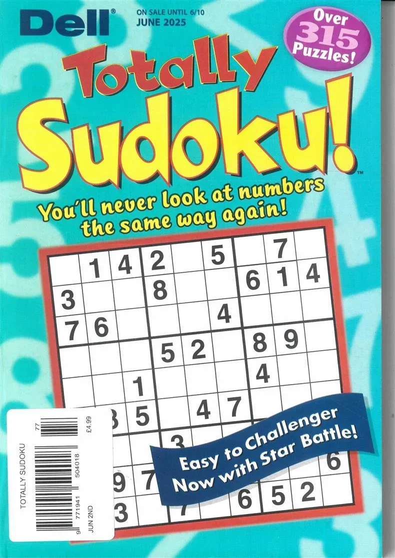 Dell Totally Sudoku Magazine