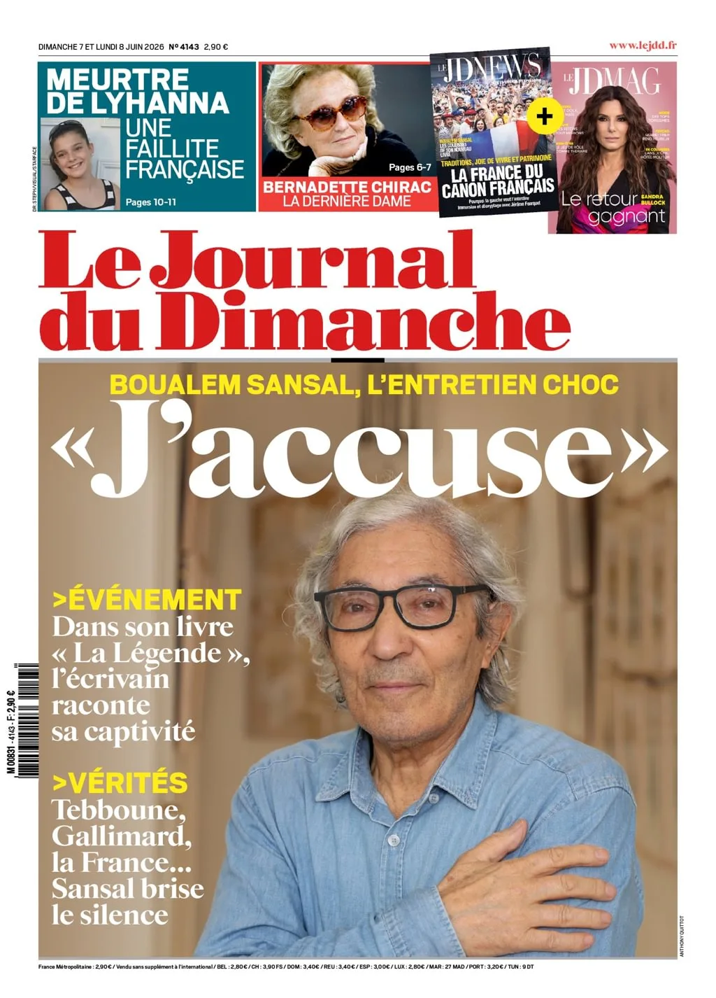 Le Journal du Dimanche Newspaper (Ranska)