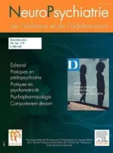 Neuropsychiatrie de l'enfance et de l'adolescence (Ranska) 1
