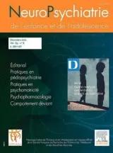 Neuropsychiatrie de l'enfance et de l'adolescence (Ranska) 1