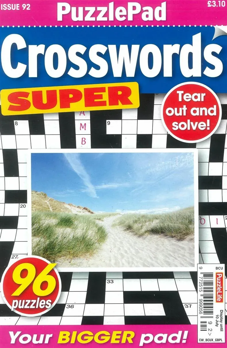Puzzlelife Puzzlepad Crossword Magazine