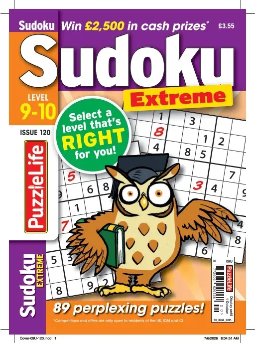 Puzzlelife Sudoku Extreme 9-10 Magazine