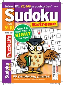 Puzzlelife Sudoku Extreme 9-10 Magazine