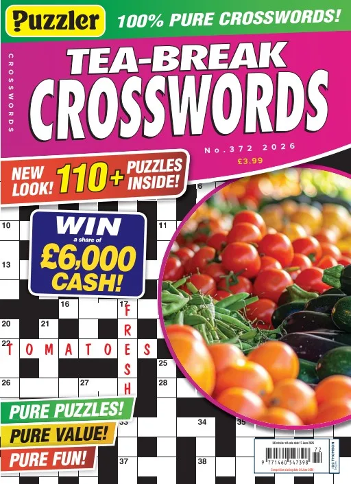 Puzzler Tea-Break Crosswords Magazine