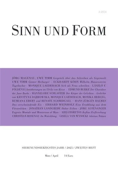 Sinn und Form (Saksa)
