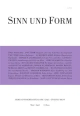 Sinn und Form (Saksa) 1
