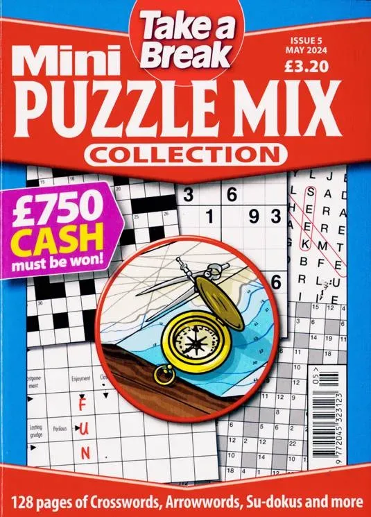 Take a Break Mini Puzzle Mix Collection Magazine