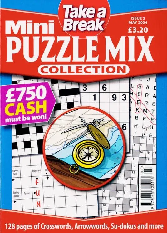 Take a Break Mini Puzzle Mix Collection Magazine