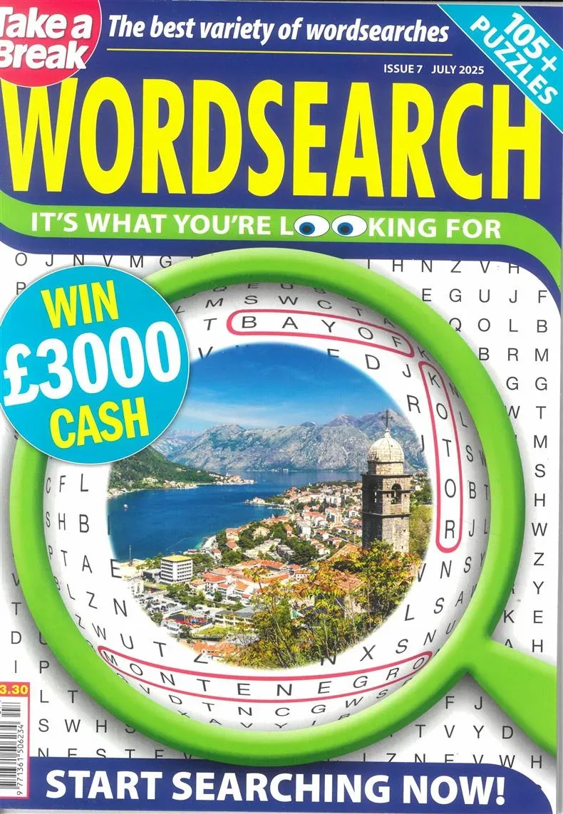 Take a Break's Wordsearch Magazine